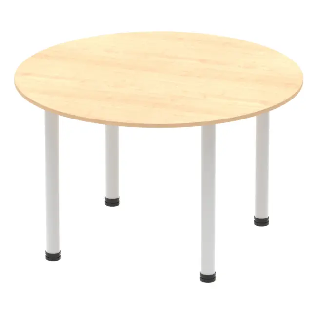 Impulse Round Table With Post Leg - Desk Warehouse