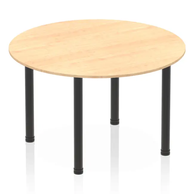 Impulse Round Table With Post Leg - Desk Warehouse
